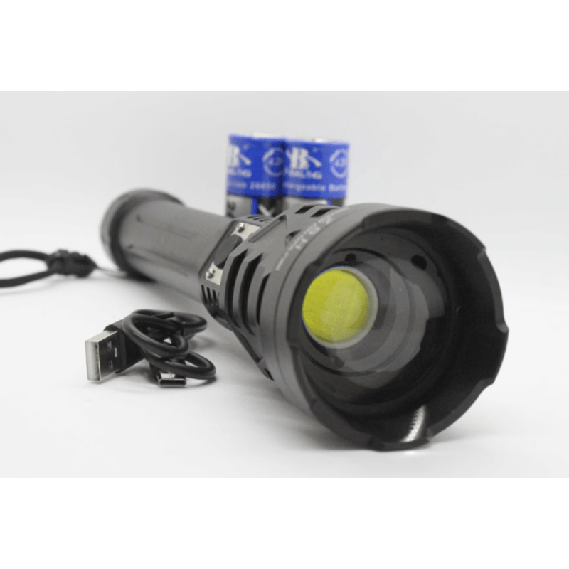 Casa si Gradina - Corpuri si surse de iluminat - Iluminat exterior - Lanterne - Lanterna profesionala tactica LED puternica de mana BL G206 P360 zoom - Infinity.ro