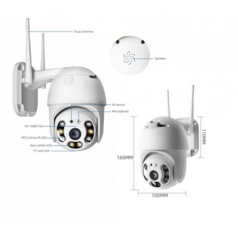 Casa si Gradina - Electrice - Smart Home - Camere de supraveghere - Camera de supraveghere GLOB Wireless Full HD cu rotire - Infinity.ro