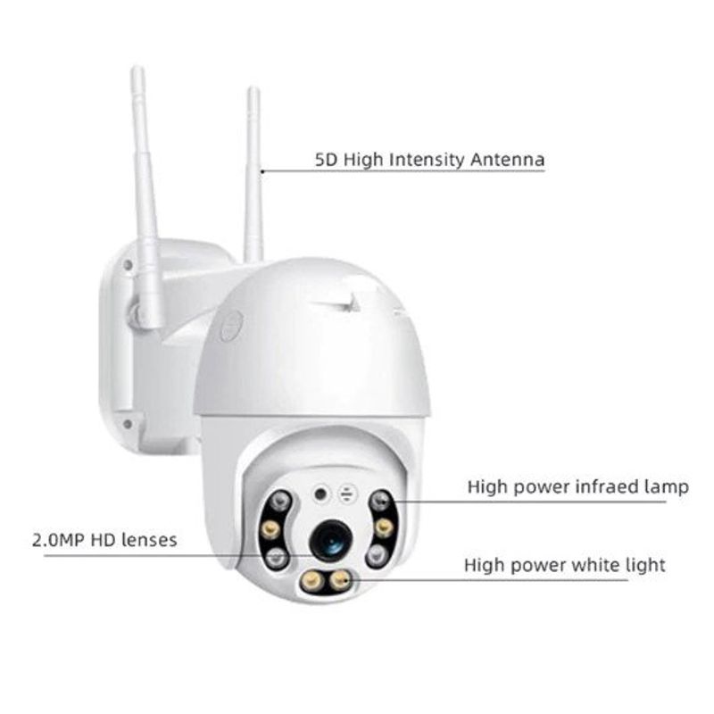 Casa si Gradina - Electrice - Smart Home - Camere de supraveghere - Camera de Supraveghere GLOB 1080P FULL HD 1080P 2MP Night Vision WIFI Biliard XL - Infinity.ro