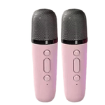 TV, Audio-Video si Foto - Portabile audio - Boxe portabile - Boxa rotunda de karaoke portabila cu 2 microfoane wireless player muzical CH - Infinity.ro