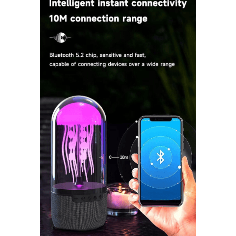 TV, Audio-Video si Foto - Portabile audio - Boxe portabile - Boxa portabila cu design meduza efecte de iluminare 7 culori bluetooth - Infinity.ro