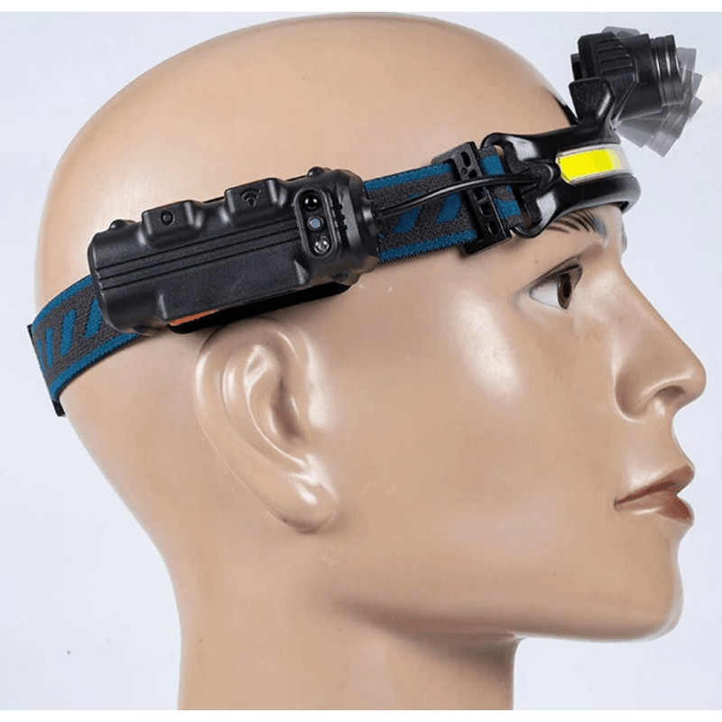 Casa si Gradina - Corpuri si surse de iluminat - Iluminat exterior - Lanterne - Lanterna de cap W678 cu acumulator banda COB Ultra-Bright - Infinity.ro