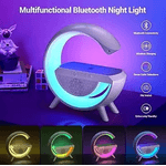 TV, Audio-Video si Foto - Portabile audio - Boxe portabile - Boxa Multifunctionala 3 in 1 lampa LED RGB smart BT 2301 boxa bluetoothb incarcator telefon wireless lumina RGB - Infinity.ro