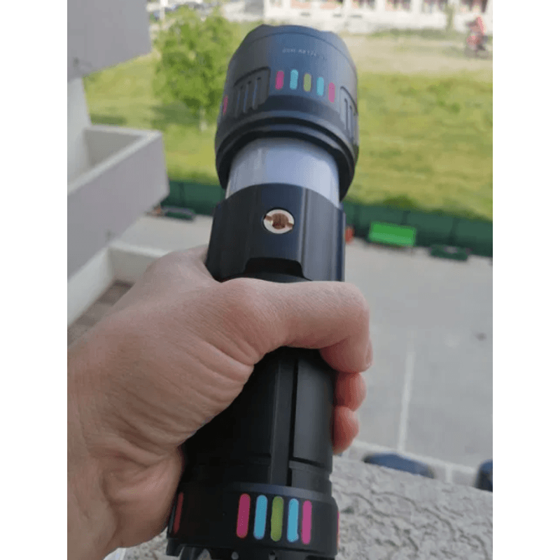 Casa si Gradina - Corpuri si surse de iluminat - Iluminat exterior - Lanterne - Lanterna puternica de mana ZSH AK178 cu filtre colorate - Infinity.ro