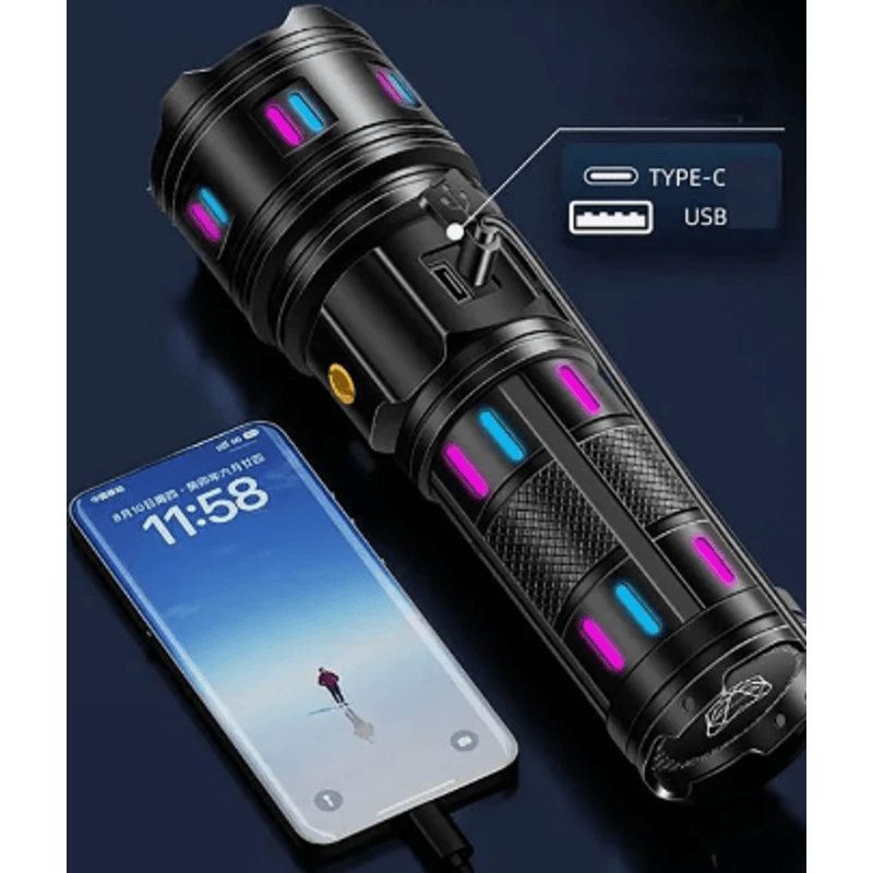 Casa si Gradina - Corpuri si surse de iluminat - Iluminat exterior - Lanterne - Lanterna puternica de mana ZSH AK178 cu filtre colorate - Infinity.ro