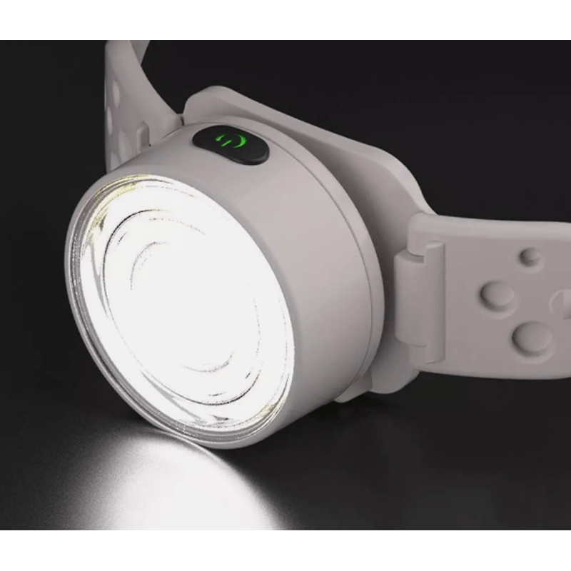 Sport si Outdoor - Camping - Articole solare camping - Lampi si lanterne camping - Lanterna de Cap G25 Frontala LED Alb si Color Banda Flexibila USB C - Infinity.ro