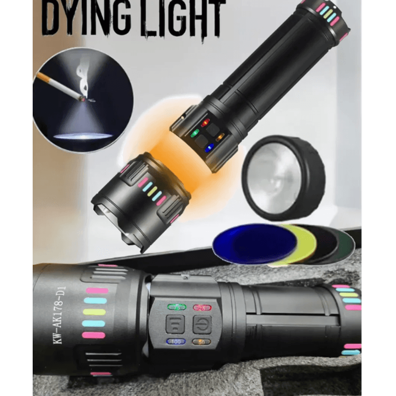 Casa si Gradina - Corpuri si surse de iluminat - Iluminat exterior - Lanterne - Lanterna puternica de mana ZSH AK178 cu filtre colorate - Infinity.ro