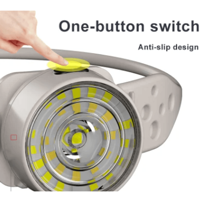 Sport si Outdoor - Camping - Articole solare camping - Lampi si lanterne camping - Lanterna de Cap G25 Frontala LED Alb si Color Banda Flexibila USB C - Infinity.ro