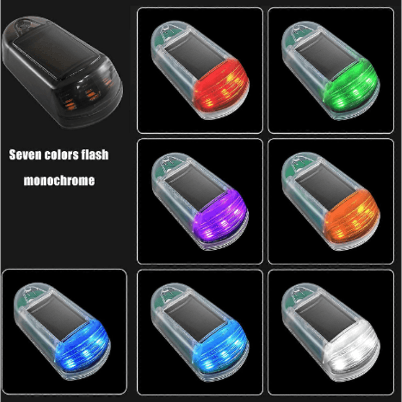 Auto si Moto - Electrice auto - Iluminare si semnalizare - Lumini ambientale - Set 5 lumini solare pentru acoperisul masinii cu inductie de lumina - Infinity.ro