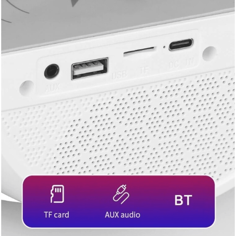 TV, Audio-Video si Foto - Portabile audio - Boxe portabile - Boxa multifunctionala G500 3 in 1 lampa LED RGB smart bluetooth incarcator telefon wireless lumina RGB - Infinity.ro