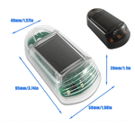 Auto si Moto - Electrice auto - Iluminare si semnalizare - Lumini ambientale - Set 5 lumini solare pentru acoperisul masinii cu inductie de lumina - Infinity.ro