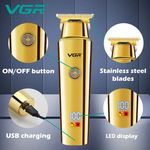 Ingrijire personala si Cosmetice - Aparate & accesorii ingrijire personala - Aparate de ras si tuns - Aparate de tuns - Aparat de tuns VGR-947 Auriu cu 4 atasamente - Infinity.ro