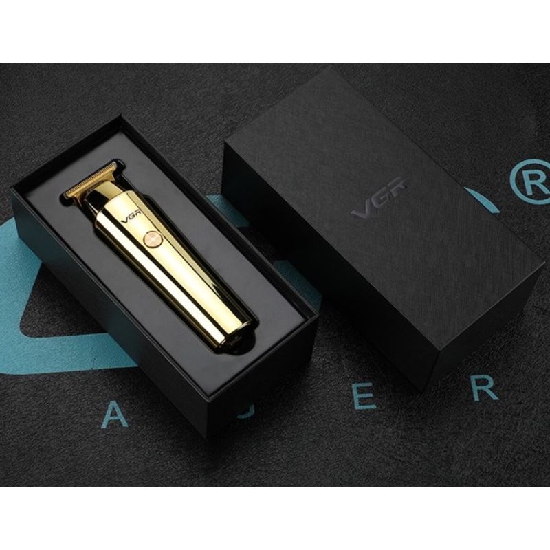 Ingrijire personala si Cosmetice - Aparate & accesorii ingrijire personala - Aparate de ras si tuns - Aparate de tuns - Aparat de tuns VGR-947 Auriu cu 4 atasamente - Infinity.ro