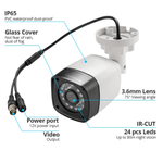 Casa si Gradina - Electrice - Smart Home - Camere de supraveghere - Sistem de supraveghere cu 8 camere exterior 1080P Kit AHD compresie video H.265 - Infinity.ro