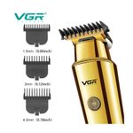 Ingrijire personala si Cosmetice - Aparate & accesorii ingrijire personala - Aparate de ras si tuns - Aparate de tuns - Aparat de tuns VGR-947 Auriu cu 4 atasamente - Infinity.ro