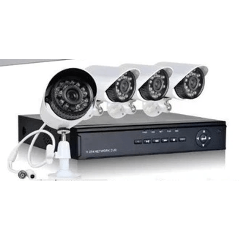 Casa si Gradina - Electrice - Smart Home - Camere de supraveghere - Kit Supraveghere Video CCTV DVR 4 Camere EXTERIOR - Infinity.ro