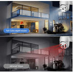 Casa si Gradina - Electrice - Smart Home - Camere de supraveghere - Camera de supraveghere 1920x1080p cu 8 LED Wifi 2MP zoom digital 4X - Infinity.ro