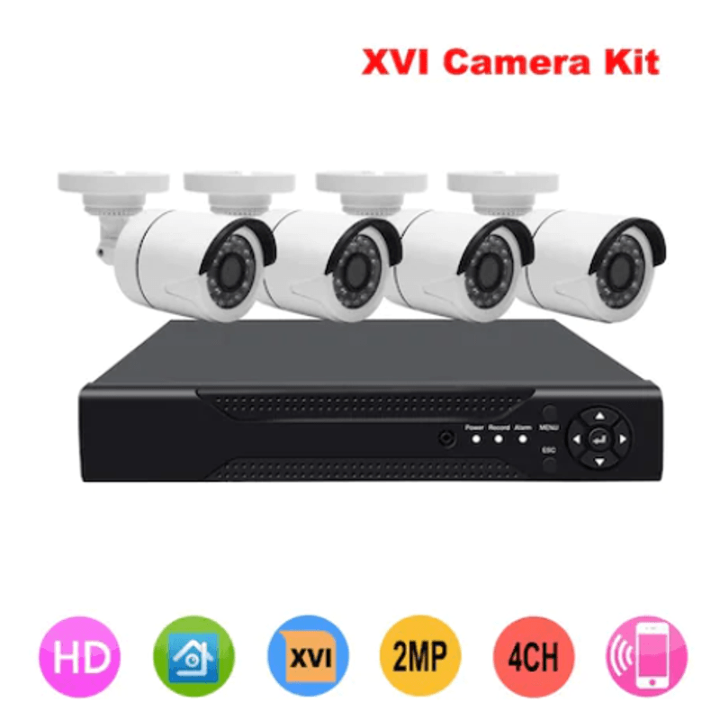Casa si Gradina - Electrice - Smart Home - Camere de supraveghere - Kit Supraveghere Video CCTV DVR 4 Camere EXTERIOR - Infinity.ro