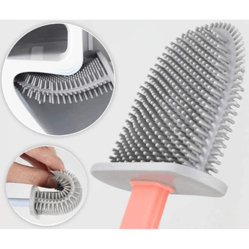 Casa si Gradina - Sanitare - Suporturi si accesorii baie - Accesorii baie - Perie WC din Silcon pentru Vasul de Toaleta - Infinity.ro