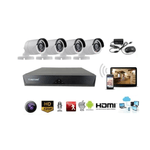 Casa si Gradina - Electrice - Smart Home - Camere de supraveghere - KIT de supraveghere Wireless JORTAN 4 camere HDMI Infrarosu Vizualizare pe Telefon - Infinity.ro