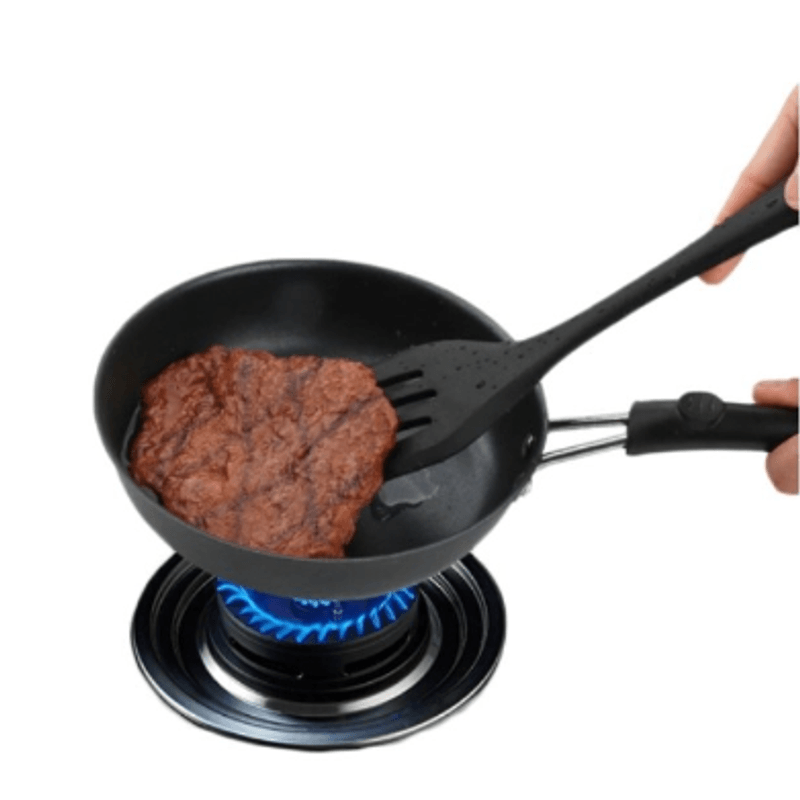 Casa si Gradina - Bucatarie si vesela - Ustensile bucatarie - Seturi ustensile de bucatarie - Set 5 ustensile de gatit din silicon negre - Infinity.ro