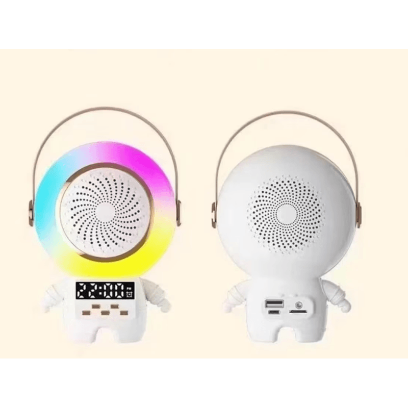 TV, Audio-Video si Foto - Portabile audio - Boxe portabile - Mini boxa portabila Bluetooth cu 1 microfon wireless pentru copii statie Karaoke model Astronaut - Infinity.ro