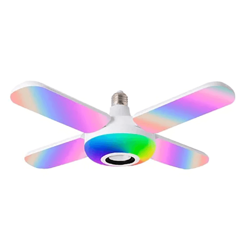 TV, Audio-Video si Foto - Portabile audio - Boxe portabile - Bec LED 4 elice RGB boxa incorporata bluetooth telecomanda - Infinity.ro