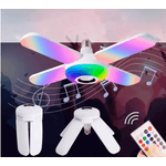 TV, Audio-Video si Foto - Portabile audio - Boxe portabile - Bec LED 4 elice RGB boxa incorporata bluetooth telecomanda - Infinity.ro