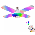 TV, Audio-Video si Foto - Portabile audio - Boxe portabile - Bec LED 4 elice RGB boxa incorporata bluetooth telecomanda - Infinity.ro