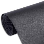 Casa si Gradina - Textile si covoare - Metraje si textile - Sul autoadeziv LY din piele ecologica (imitatie piele) 0.45 x 3.0m NEGRU cu textura - Infinity.ro