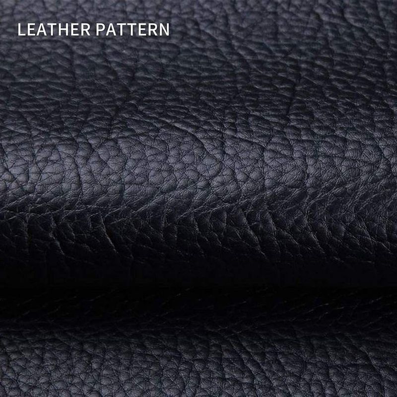 Casa si Gradina - Textile si covoare - Metraje si textile - Sul autoadeziv LY din piele ecologica (imitatie piele) 0.45 x 3.0m NEGRU cu textura - Infinity.ro