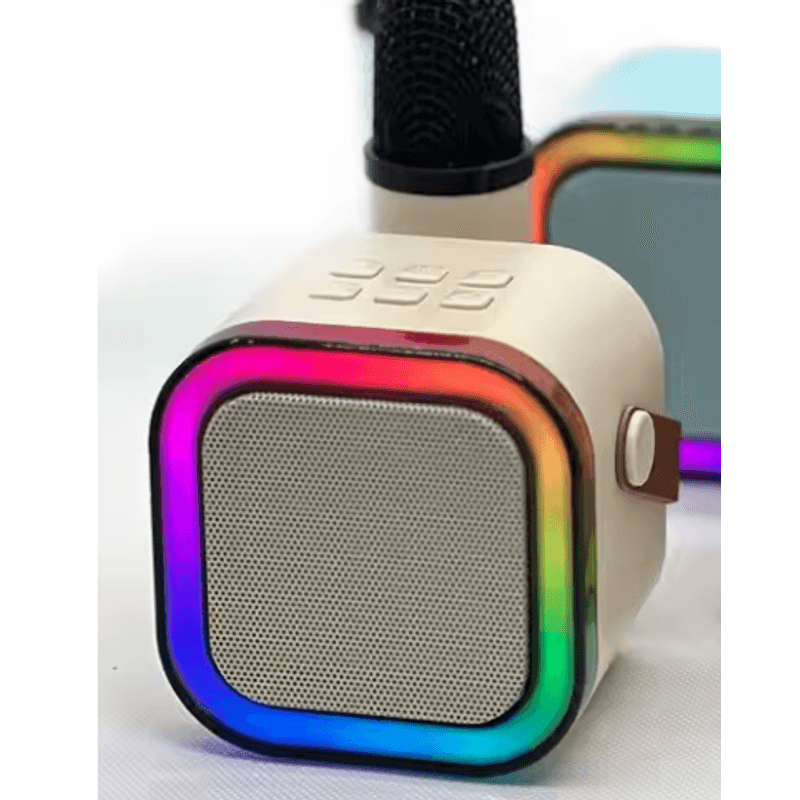 TV, Audio-Video si Foto - Portabile audio - Boxe portabile - Boxa Karaoke Portabila K12 cu 2 Microfoane Wireless LED RGB Radio FM - Infinity.ro