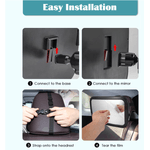 Auto si Moto - Piese auto si accesorii - Interior auto - Accesorii interior - Oglinda auto supraveghere bebe fixare tetiera suport anti alunecare 360 grade - Infinity.ro