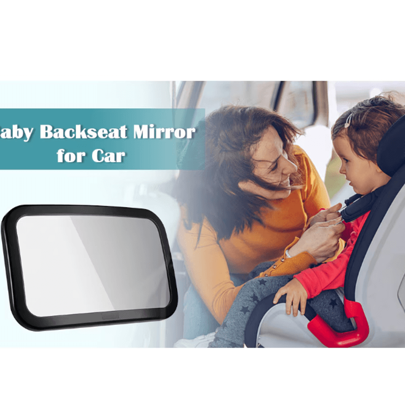 Auto si Moto - Piese auto si accesorii - Interior auto - Accesorii interior - Oglinda auto supraveghere bebe fixare tetiera suport anti alunecare 360 grade - Infinity.ro