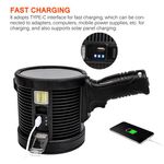 Casa si Gradina - Corpuri si surse de iluminat - Iluminat exterior - Lanterne - Lanterna de Mana QB T78 tip C Lanterna portabila solara 3600mAh - Infinity.ro