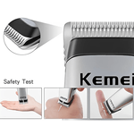 Ingrijire personala si Cosmetice - Aparate & accesorii ingrijire personala - Aparate de ras si tuns - Aparate de tuns - Mini masina de tuns Kemei KM 666 cu 3 numere - Infinity.ro