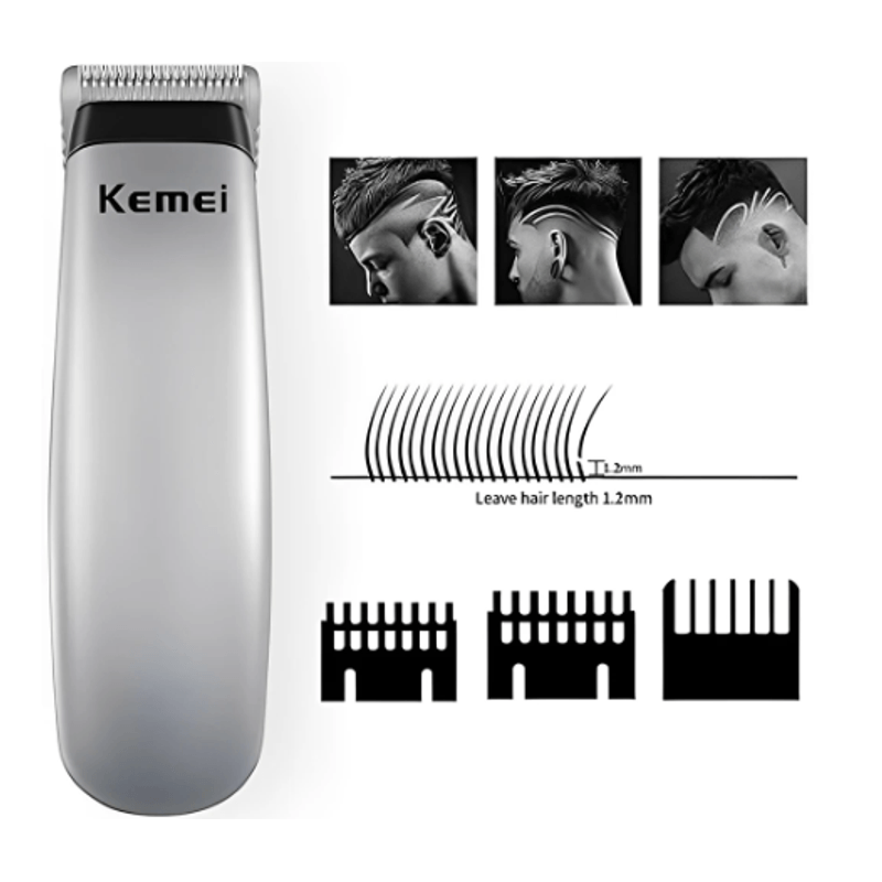 Ingrijire personala si Cosmetice - Aparate & accesorii ingrijire personala - Aparate de ras si tuns - Aparate de tuns - Mini masina de tuns Kemei KM 666 cu 3 numere - Infinity.ro