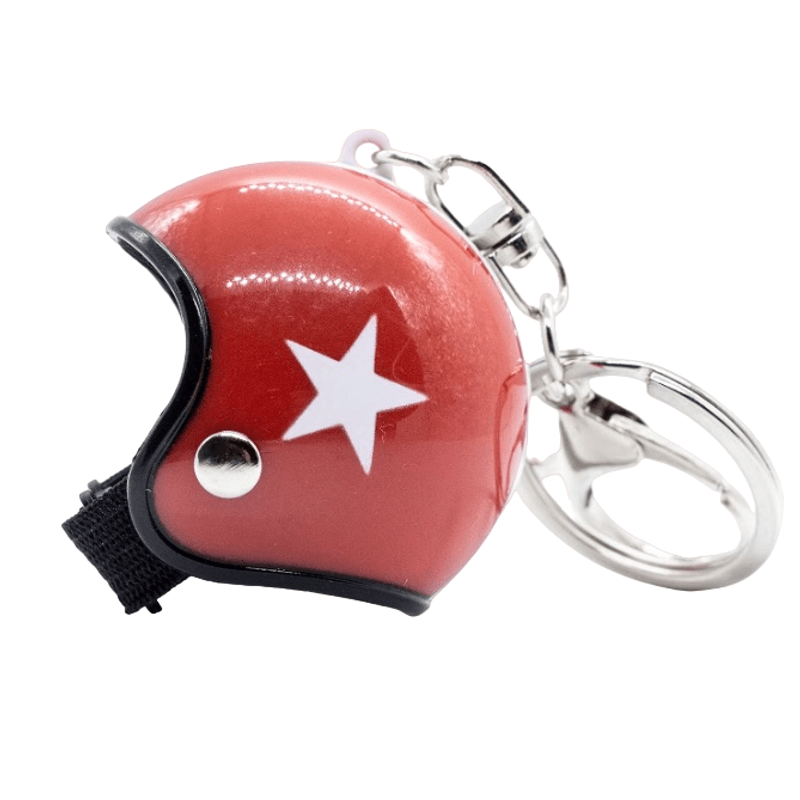 Casa si Gradina - Constructii - Scule de mana si unelte - Chei si truse chei - Breloc Chei Model Casca Moto Rosu - Infinity.ro