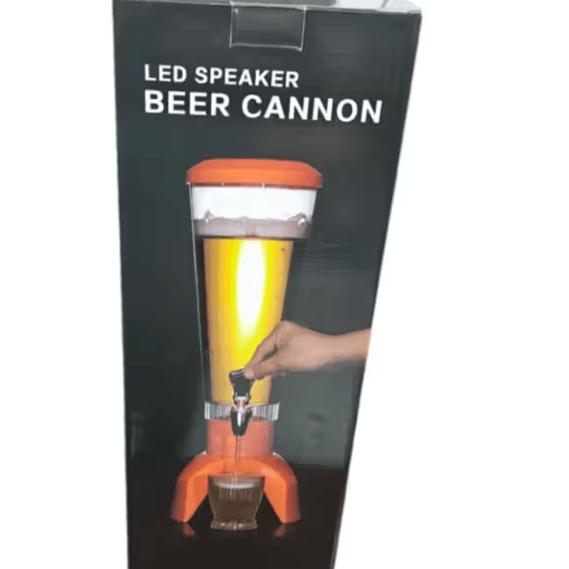 TV, Audio-Video si Foto - Portabile audio - Boxe portabile - Dozator Bere cu Boxa bluetooth si LED Beer Cannon 3L pentru Petreceri - Infinity.ro