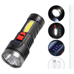 Casa si Gradina - Corpuri si surse de iluminat - Iluminat exterior - Lanterne - Lanterna de mana BL822 cu incarcare USB si indicator baterie - Infinity.ro