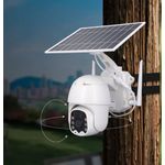 Casa si Gradina - Electrice - Smart Home - Camere de supraveghere - Camera de Supraveghere 4G cu Panou Solar PTZ Wifi 1080P - Infinity.ro