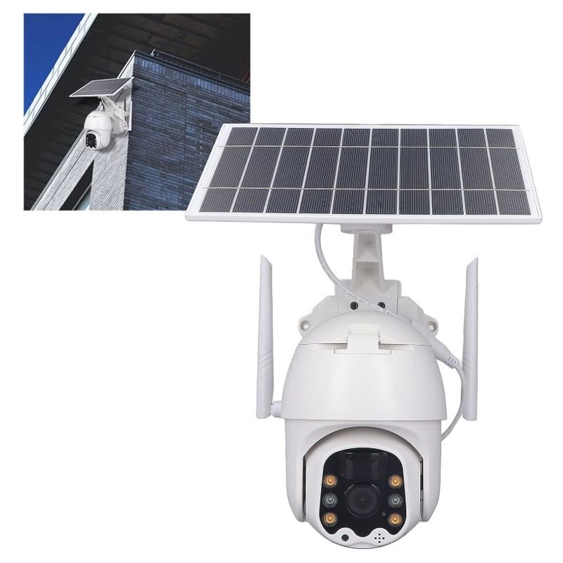 Casa si Gradina - Electrice - Smart Home - Camere de supraveghere - Camera de Supraveghere 4G cu Panou Solar PTZ Wifi 1080P - Infinity.ro