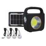 Casa si Gradina - Corpuri si surse de iluminat - Iluminat exterior - Lanterne - Kit CC022-1 panou solar cu lanterna si 3 becuri, 100 W - Infinity.ro