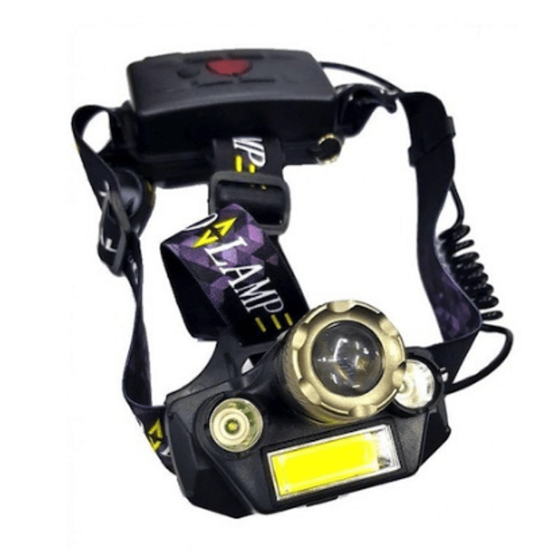 Casa si Gradina - Corpuri si surse de iluminat - Iluminat exterior - Lanterne - Lanterna de CAP cu zoom T44, LED Q5, COB, T6 - Infinity.ro