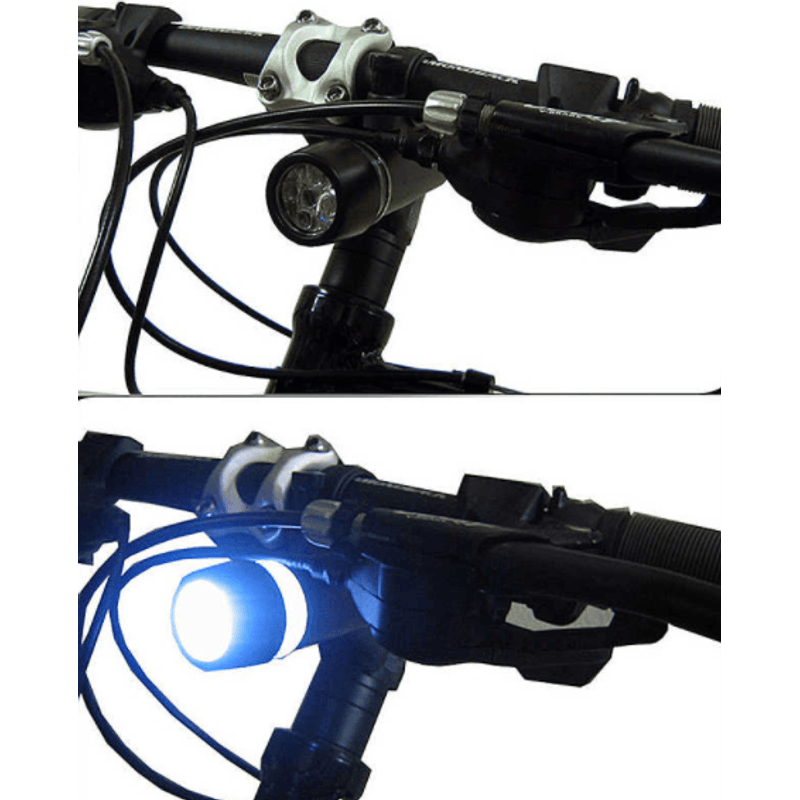 Casa si Gradina - Corpuri si surse de iluminat - Iluminat exterior - Lanterne - Kit WJ-101 lanterna si stop pentru bicicleta  R&D  Power Beam - Infinity.ro