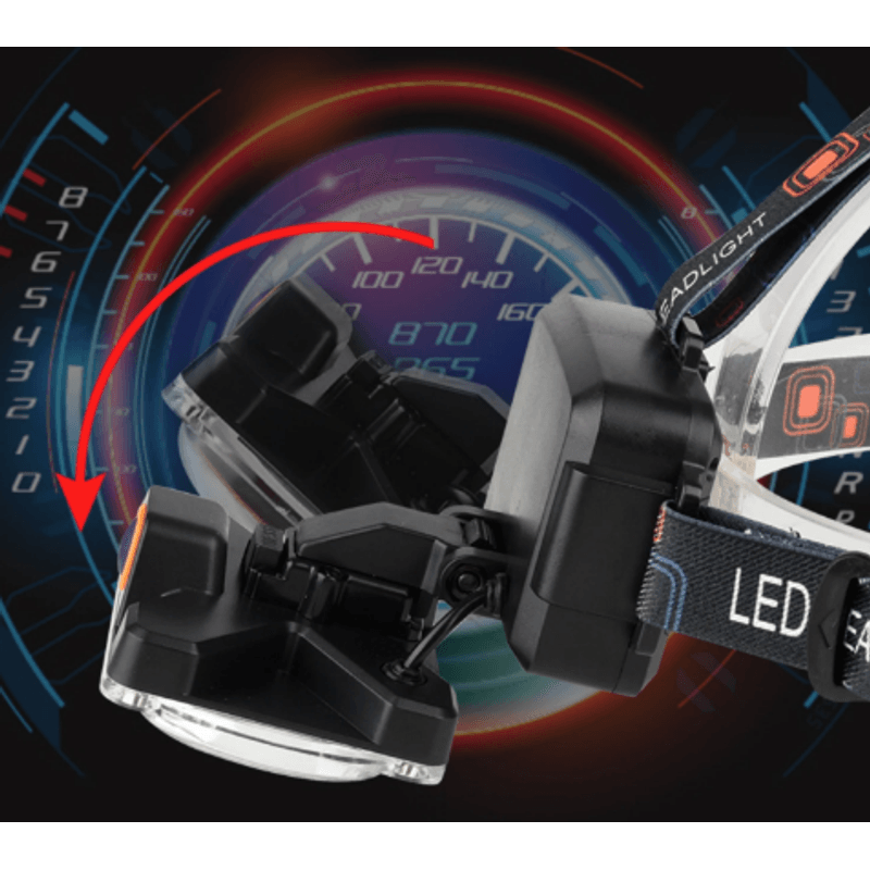 Casa si Gradina - Corpuri si surse de iluminat - Iluminat exterior - Lanterne - Lanterna de CAP LL-6651 Cu Led Mare 2,5cm Dreptunghiulara - Infinity.ro