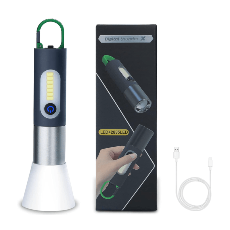 Casa si Gradina - Corpuri si surse de iluminat - Iluminat exterior - Lanterne - Lanterna reincarcabila prin USB Digital Thunder XST 836 - Infinity.ro