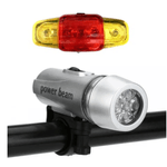 Casa si Gradina - Corpuri si surse de iluminat - Iluminat exterior - Lanterne - Set far si stop bicicleta XY 108 far tip lanterna detasabil stop in 2 culori - Infinity.ro