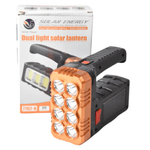 Casa si Gradina - Corpuri si surse de iluminat - Iluminat exterior - Lanterne - Lanterna de mana solara 7702 B cu Led SMD si incarcare USB OF - Infinity.ro