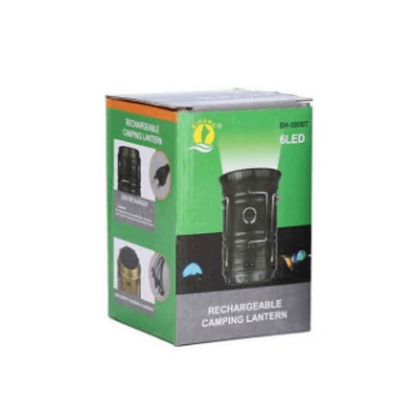 Casa si Gradina - Corpuri si surse de iluminat - Iluminat exterior - Lanterne - Lanterna SH-5800T pentru camping  1W 6 LED SOLARA - Infinity.ro